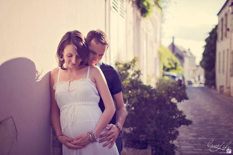 photographe grossesse couple Neauphle le Chateau