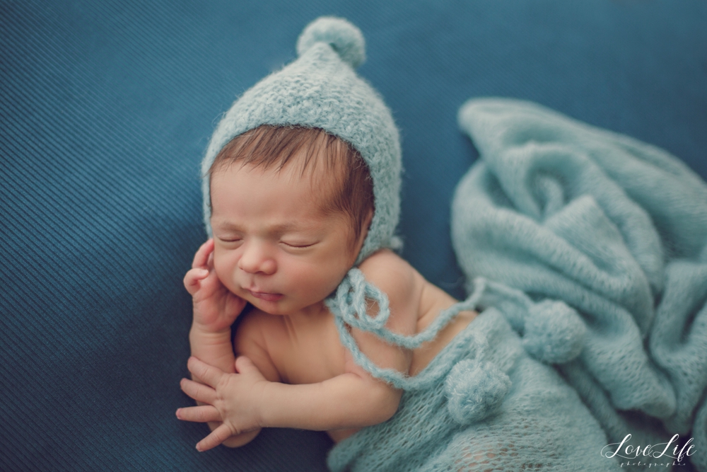 bebe qui dort bonnet lutin